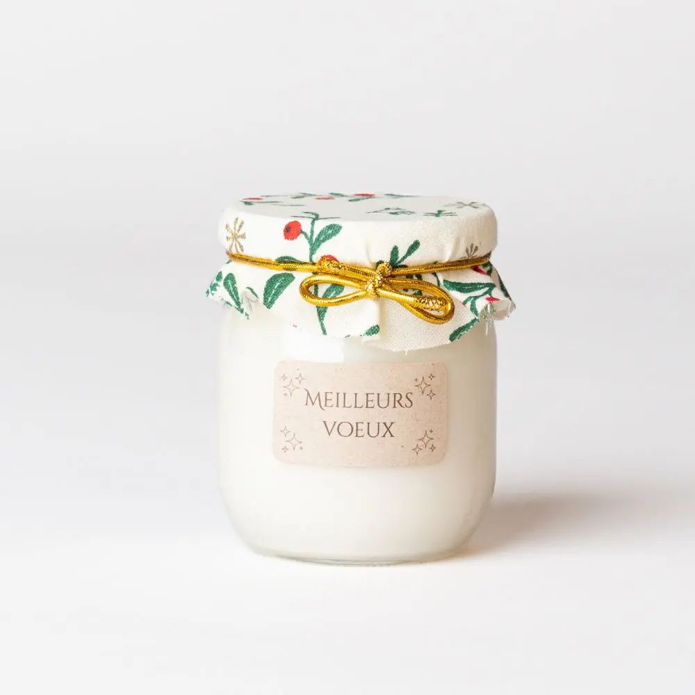 Bougie végétale parfumée - Meilleurs voeux