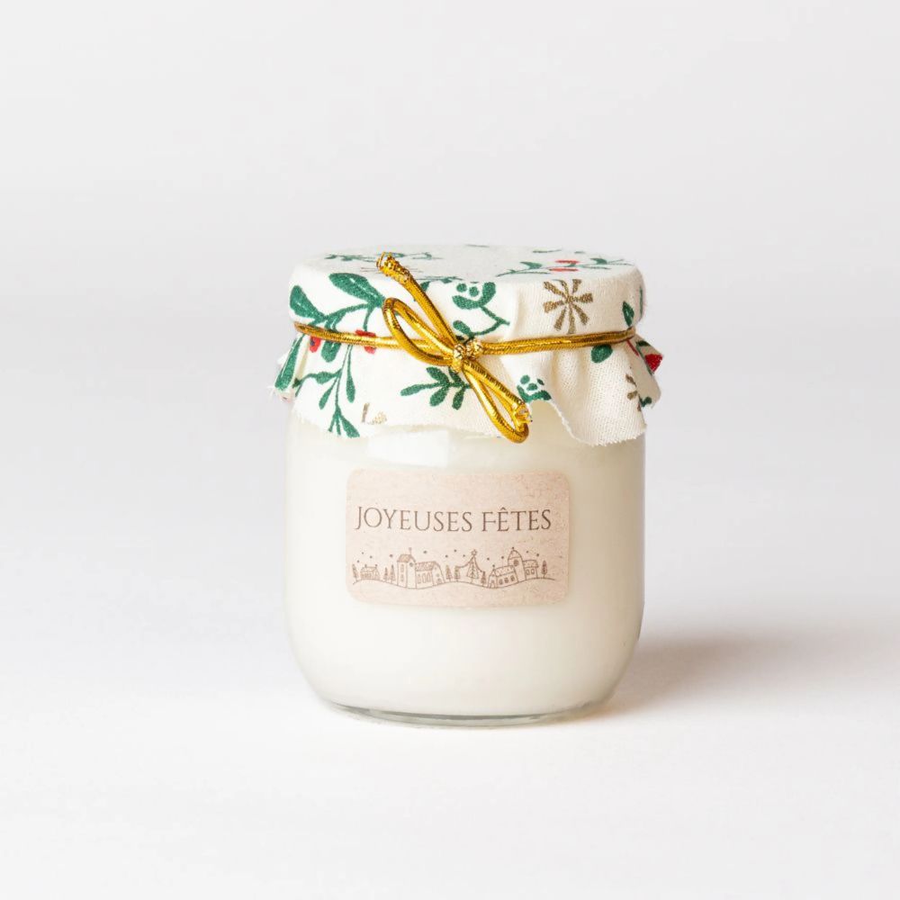 Bougie végétale parfumée - Joyeuses fêtes