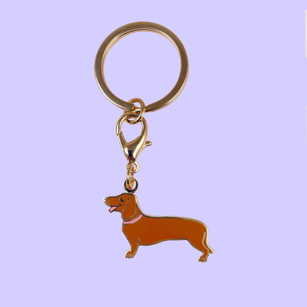 Porte-clés - médaille - Teckel