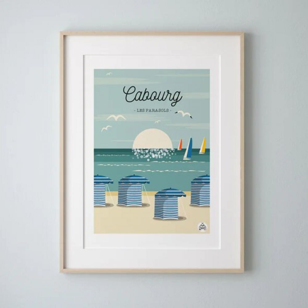 Carte postale - Cabourg Les Parasols