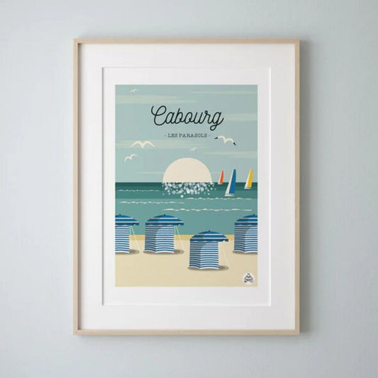 Carte postale - Cabourg Les Parasols